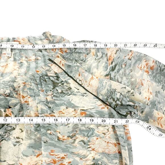 JOIE Watercolor Cloud Perry Silk Top Blouse XS - Picture 9 of 11